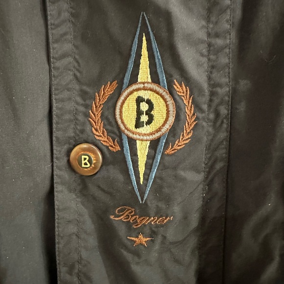 Vintage Retro BOGNER Ski Snow Winter Sports Snowsuit Navy Jumpsuit Size 46 - Picture 3 of 14